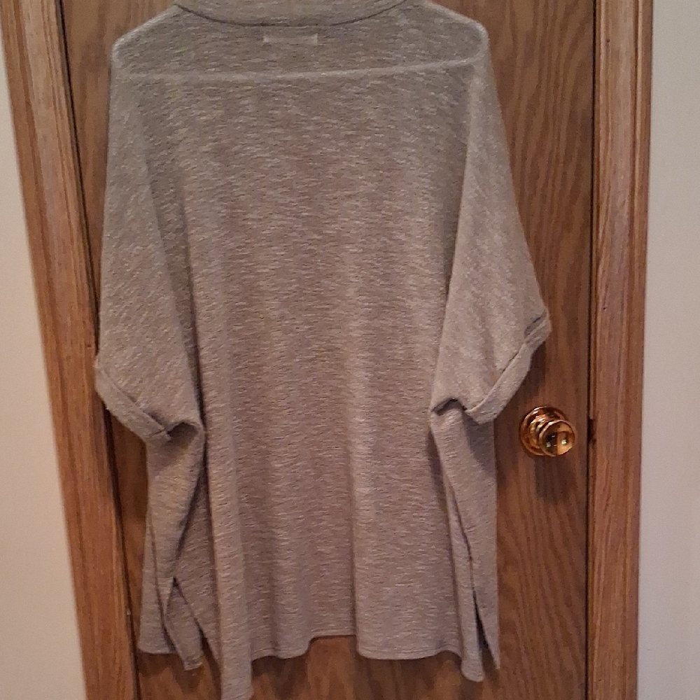 Gray Open-Front Cardigan - Picture 6 of 6